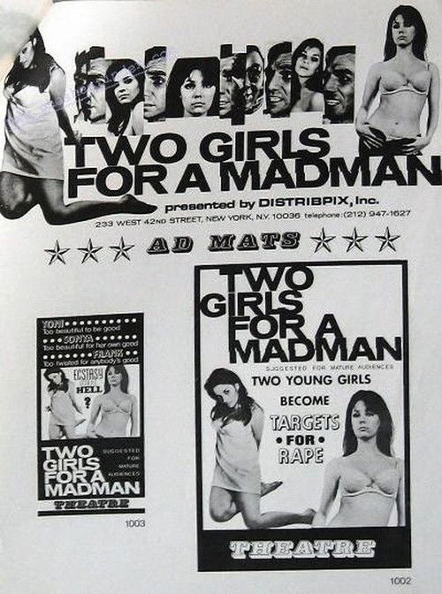 Two Girls for a Madman (1968) poster