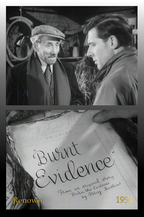 Burnt Evidence (1954) poster