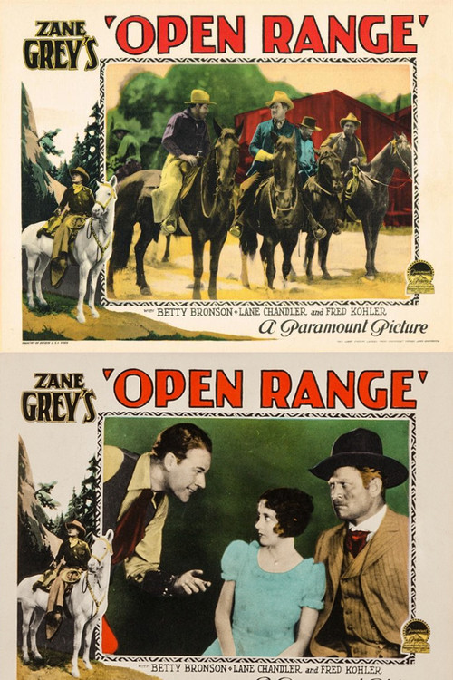 Open Range (1927) poster