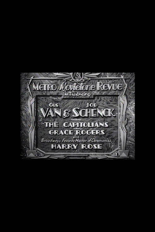 Metro Movietone Revue #1 (1929) poster