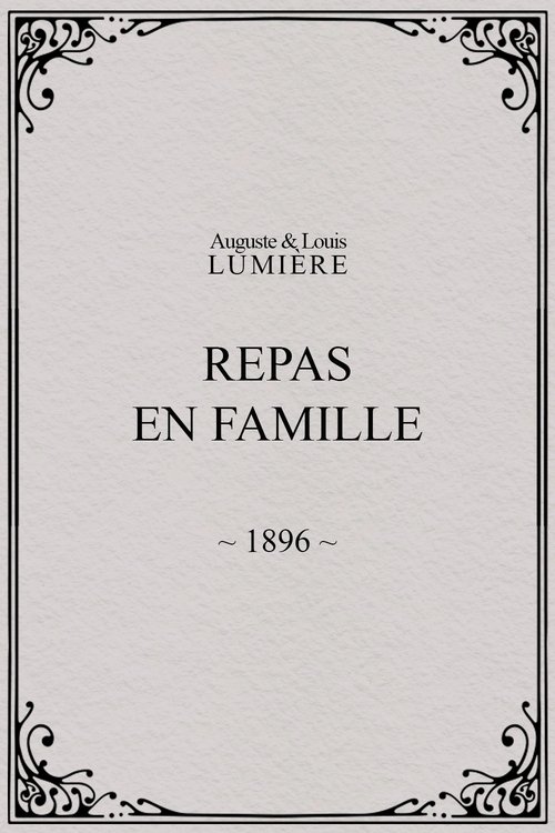 Repas en famille (1896) poster