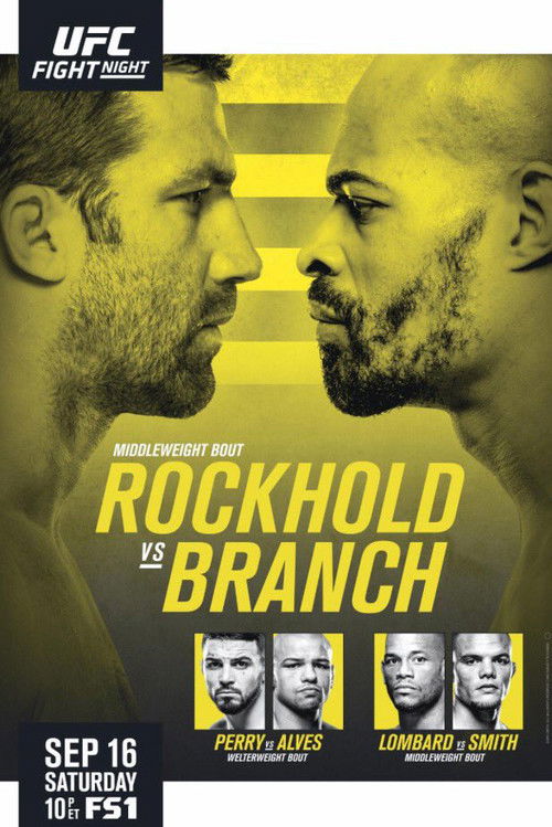 UFC Fight Night 116: Rockhold vs. Branch (2017) poster