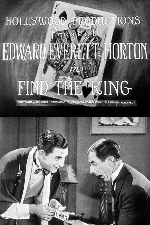 Find the King (1927) poster