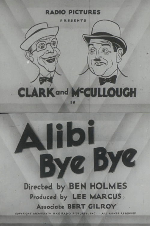 Alibi Bye Bye (1935) poster