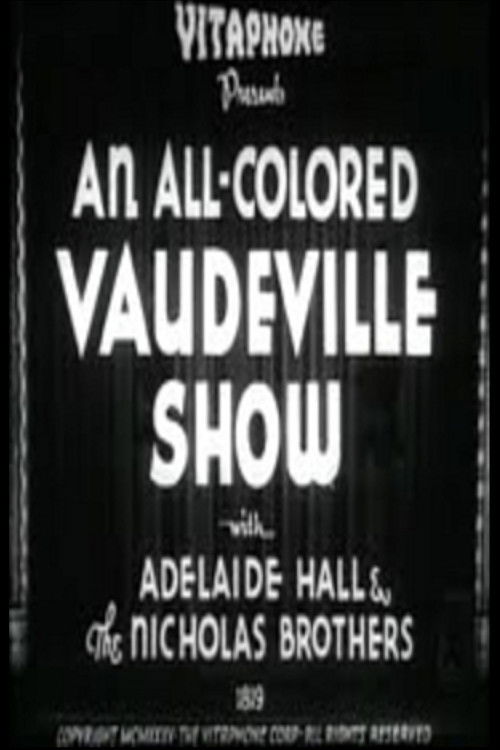 An All-Colored Vaudeville Show (1935) poster