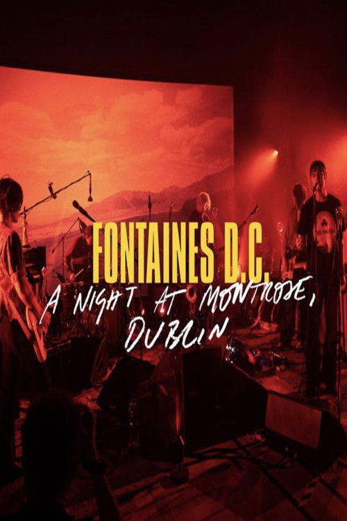 Fontaines D.C. - A Night at Montrose, Dublin (2020) poster