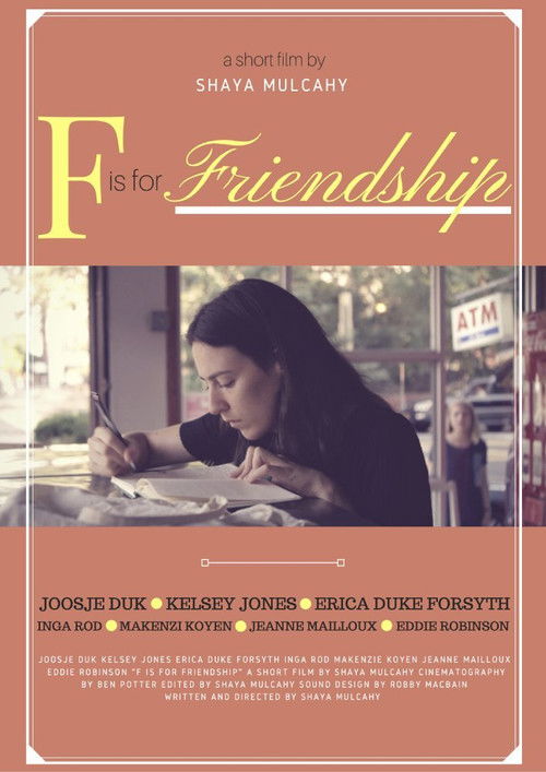 F Is for Friendship (2017) poster