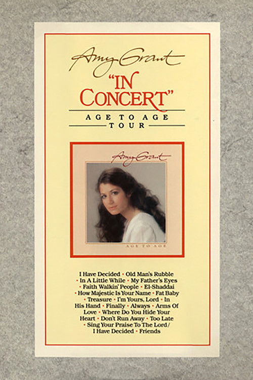 In Concert: Age To Age Tour (1984) poster