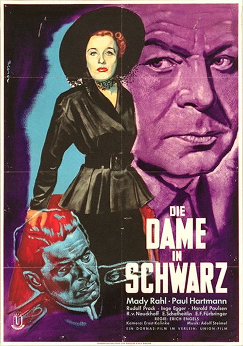 Die Dame in Schwarz (1951) poster