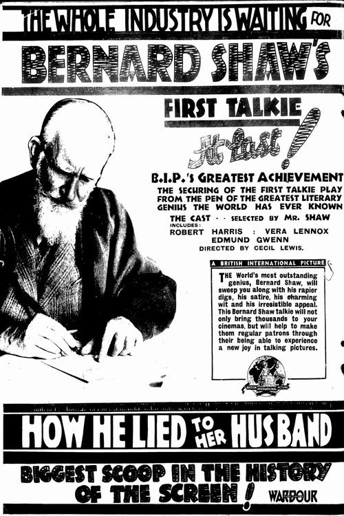 How He Lied to Her Husband (1931) poster