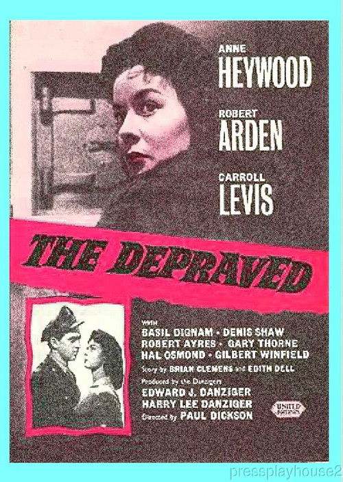 The Depraved (1957) poster