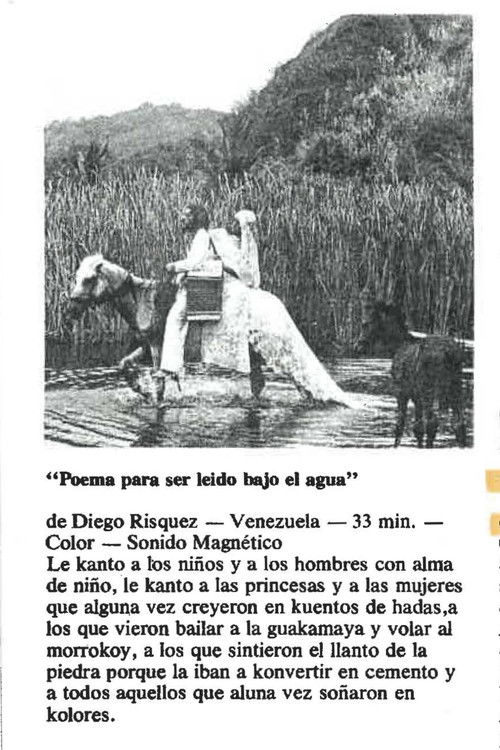 Poema para ser leído bajo el agua (1977) poster