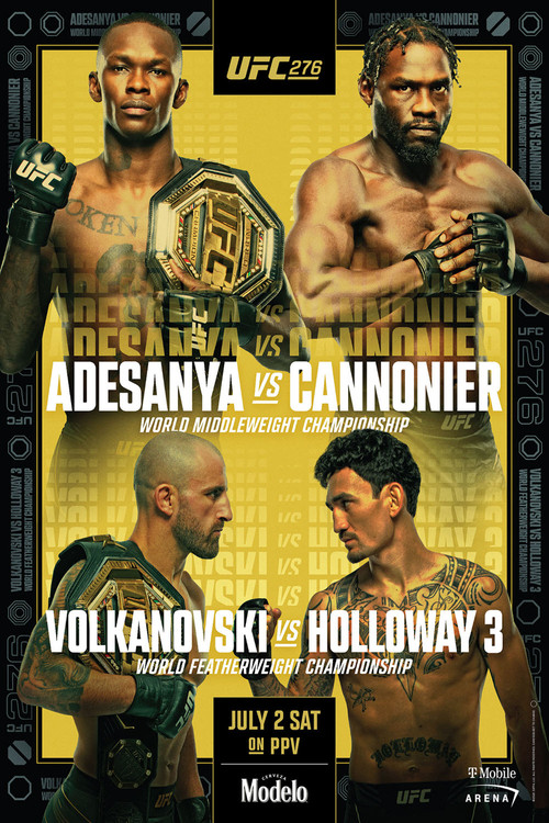 UFC 276: Adesanya vs. Cannonier (2022) poster