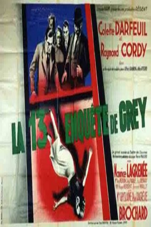 La treizième enquête de Grey (1937) poster