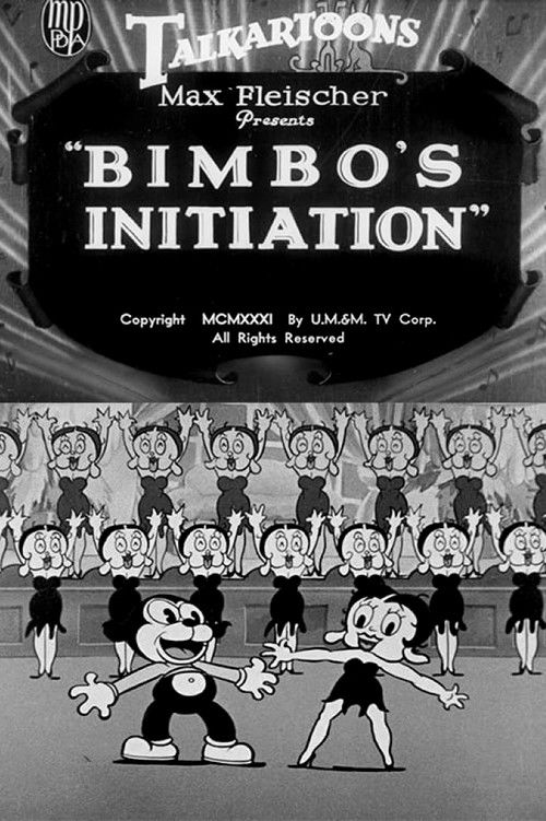 Bimbo's Initiation (1931) poster