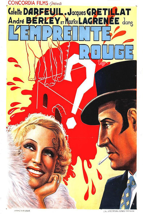 L'empreinte rouge (1937) poster