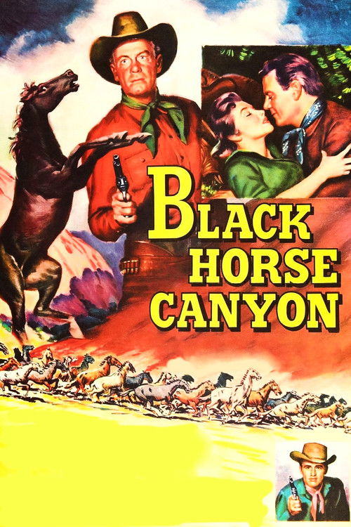 Black Horse Canyon (1954) poster