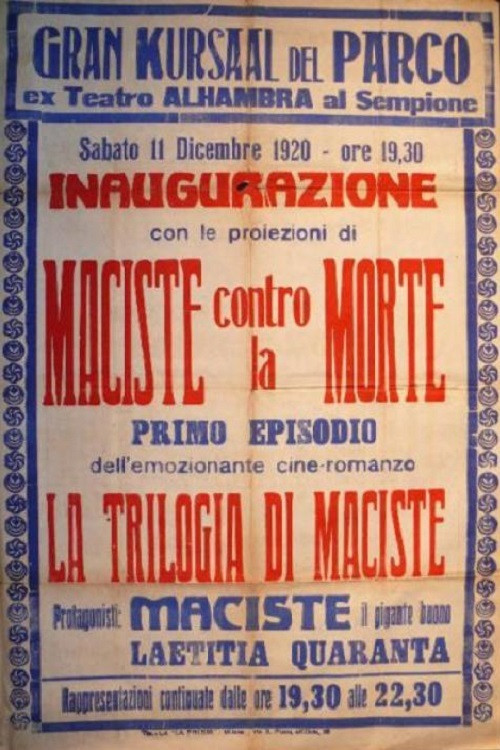 La trilogia di Maciste (1920) poster