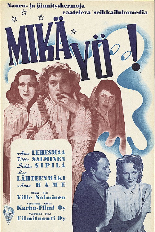Mikä yö! (1945) poster