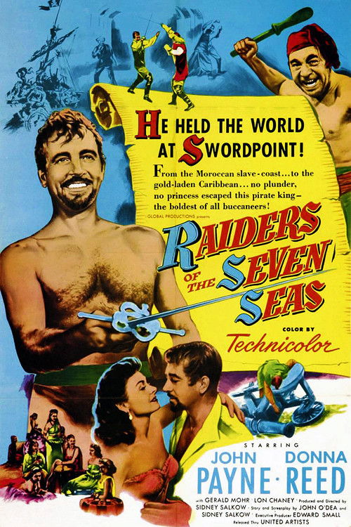 Raiders of the Seven Seas (1953) poster