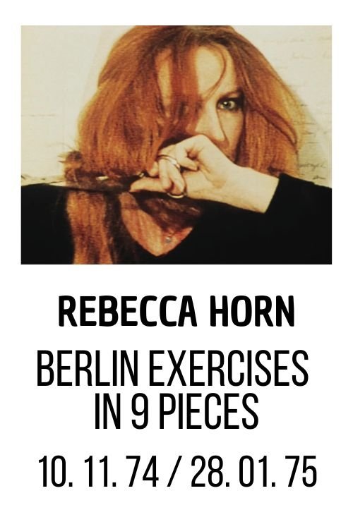 Berlin 10. 11. 74 - 28. 1. 75: Exercises in 9 Pieces (1975) poster