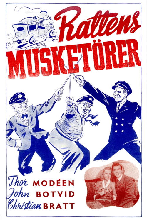 Rattens musketörer (1945) poster