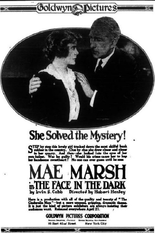 The Face in the Dark (1918) poster