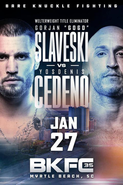 BKFC 35: Cedeno vs. Slaveski (2023) poster