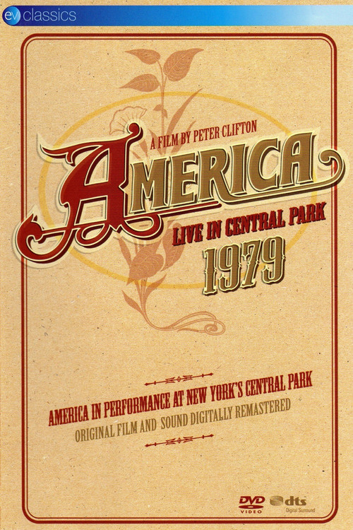 America - Live in Central Park 1979 (2008) poster