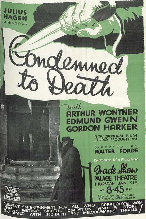 Condemned to Death (1932) poster