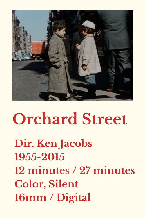 Orchard Street (1955) poster