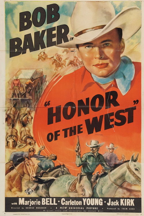 Honor of the West (1939) poster