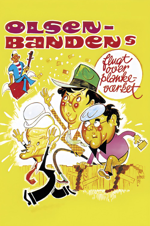 Olsen-bandens flugt over plankeværket (1981) poster