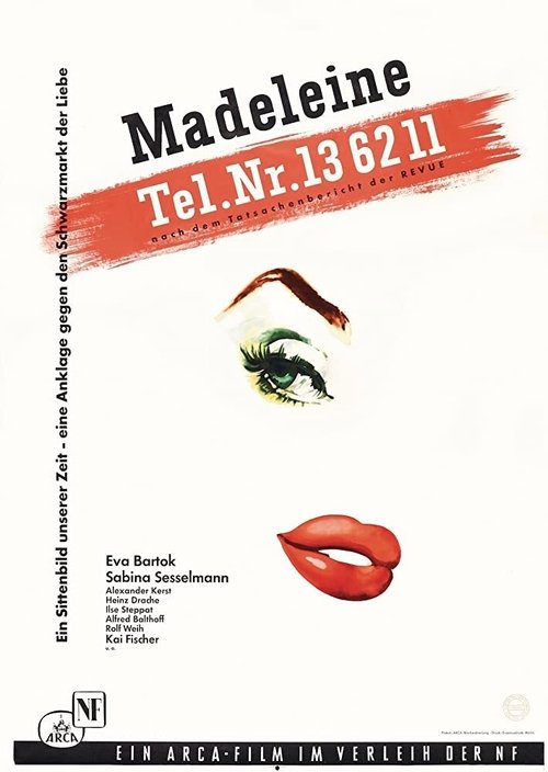 Madeleine Tel. 13 62 11 (1958) poster