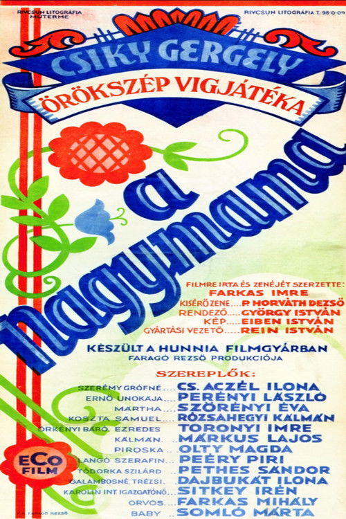 A nagymama (1936) poster