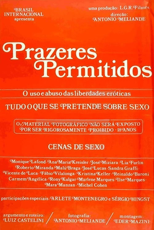 Prazeres Permitidos (1981) poster