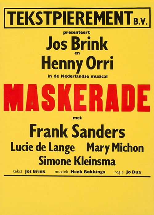 Maskerade (1981) poster