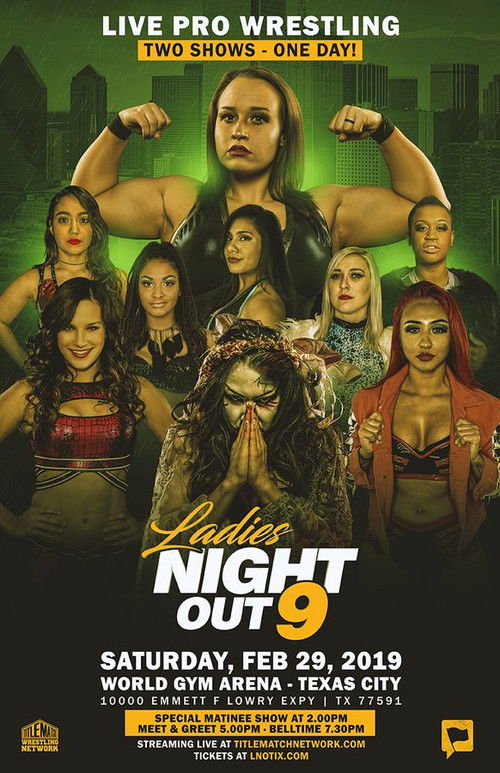 ROW Ladies Night Out 9 (2020) poster