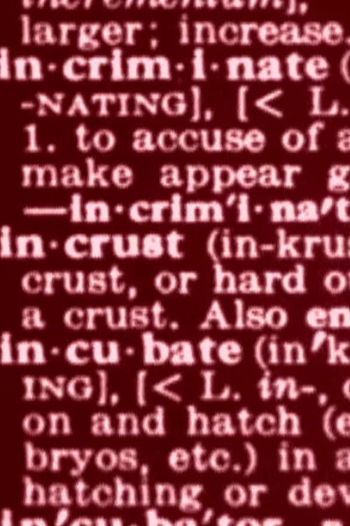 Dictionary (1975) poster