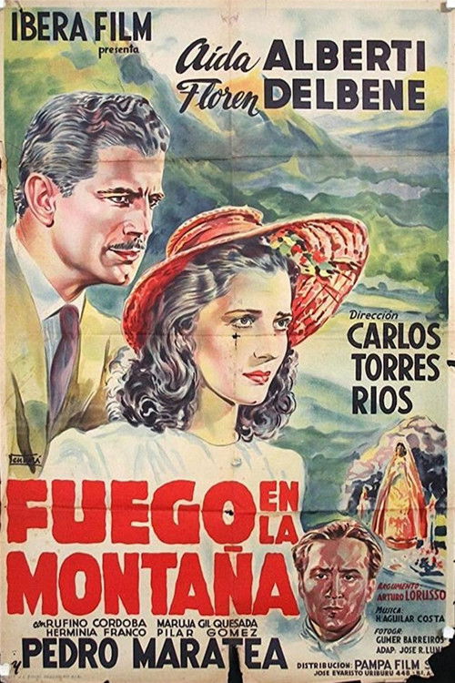 Fuego en la montaña (1943) poster
