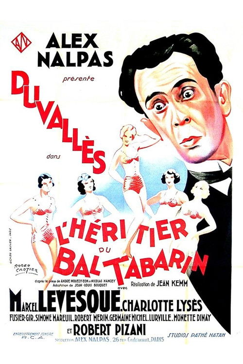 L'héritier du Bal Tabarin (1933) poster