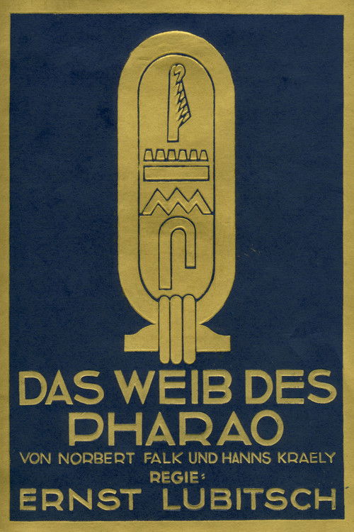 Das Weib des Pharao (1922) poster