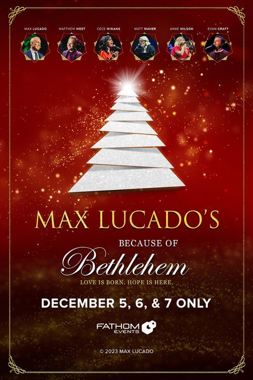 Because of Bethlehem with Max Lucado (2023) poster