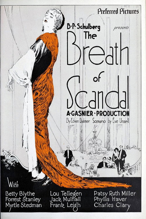 The Breath of Scandal (1924) poster