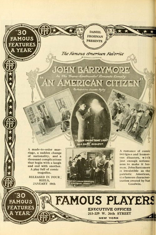 An American Citizen (1914) poster