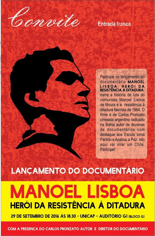 Manoel Lisboa: Herói da Resistência à Ditadura (2016) poster