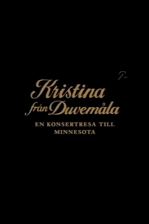 Kristina från Duvemåla - en konsertresa till Minnesota (1996) poster