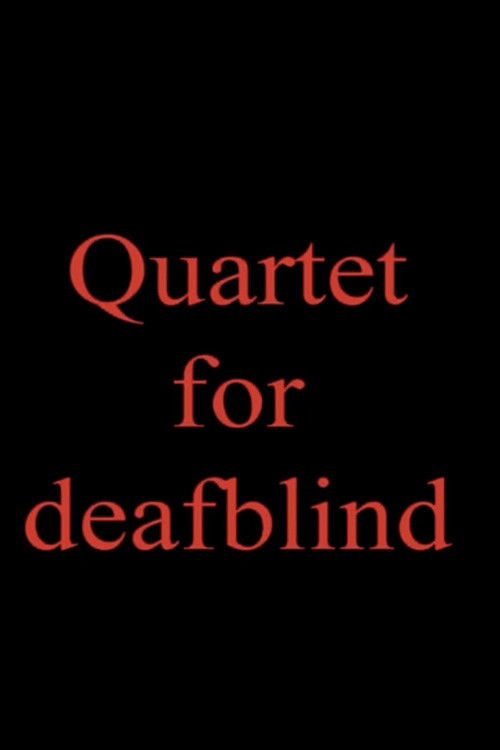 Quartet for deafblind (1986) poster