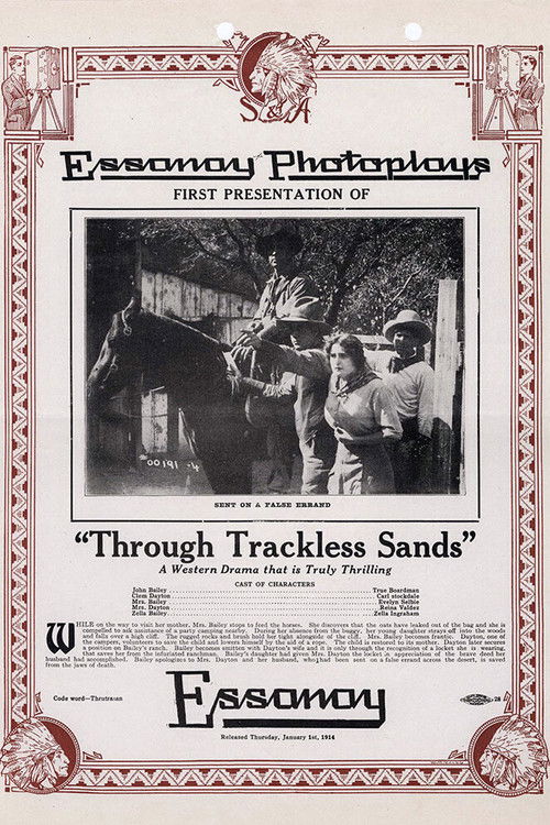 Through Trackless Sands (1914) poster
