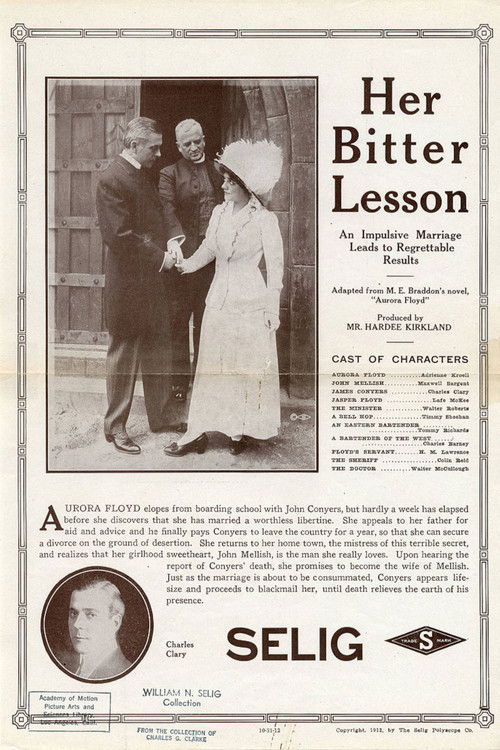 Her Bitter Lesson (1912) poster